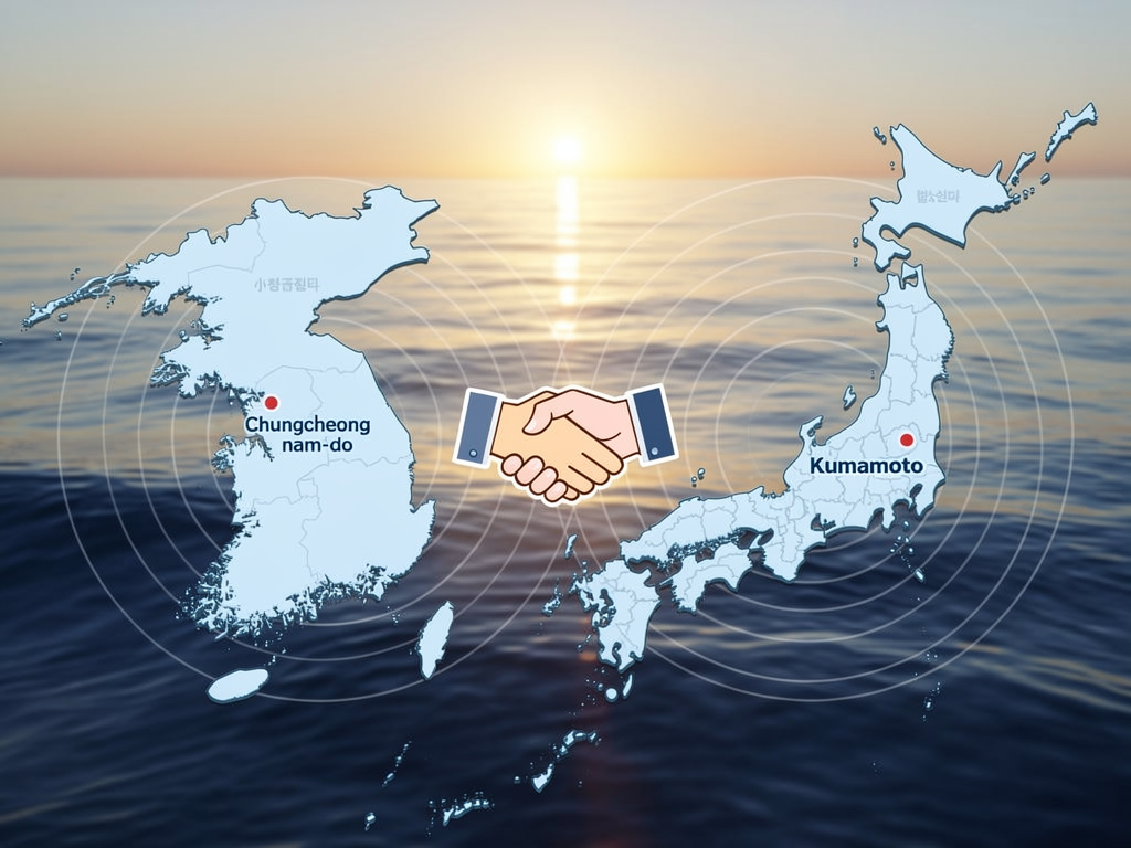 충남, 구마모토 지진 피해 위로…과거 도움에 대한 보답
